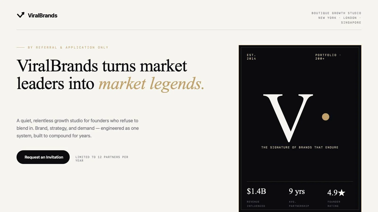 Viral Brands, Minimal Luxury Corporate direction
