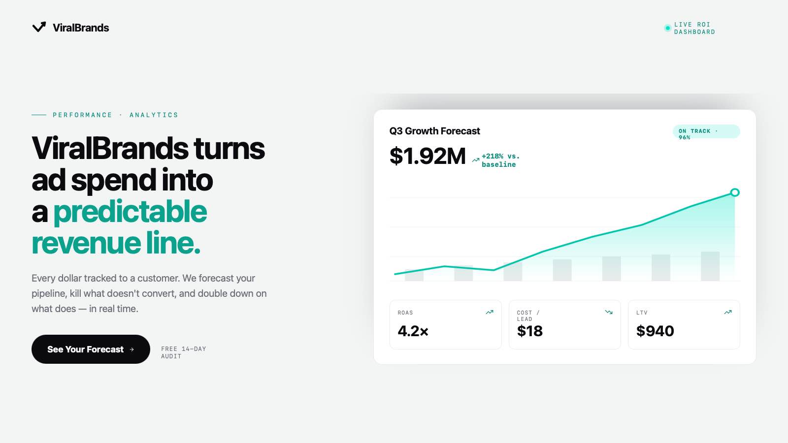 Viral Brands — Data-Driven Analytics direction